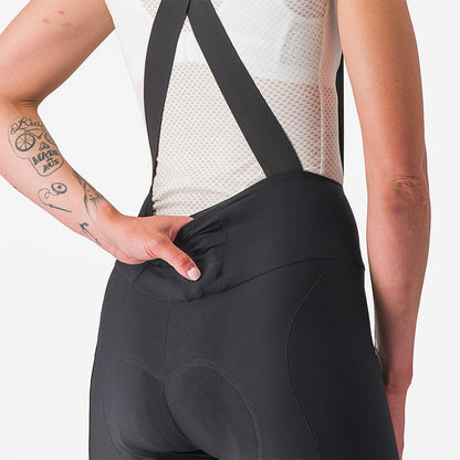 Pantaloncini Corti con Bretelle ESPRESSO DT Donna Nero