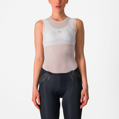 Intimo Tecnico CASTELLI PRO MESH Donna Senza Maniche Bianco