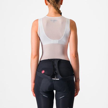 Intimo Tecnico CASTELLI PRO MESH Donna Senza Maniche Bianco