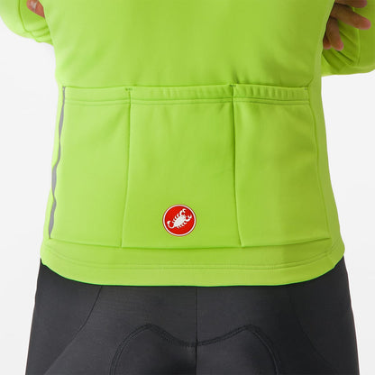 Maglia CASTELLI ENTRATA THERMAL Maniche Lunghe Giallo/Grigio