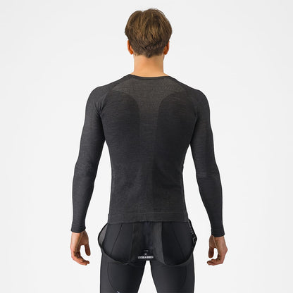 Intimo CASTELLI MERINO SEAMLESS Maniche Lunghe Nero