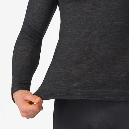Intimo CASTELLI MERINO SEAMLESS Maniche Lunghe Nero