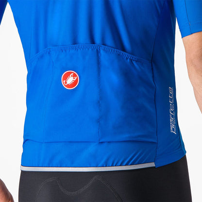 Maglia CASTELLI PERFETTO RoS 2 WIND Maniche Corte Blu