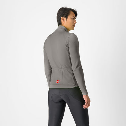 Maglia CASTELLI ENTRATA THERMAL Maniche Lunghe Grigio