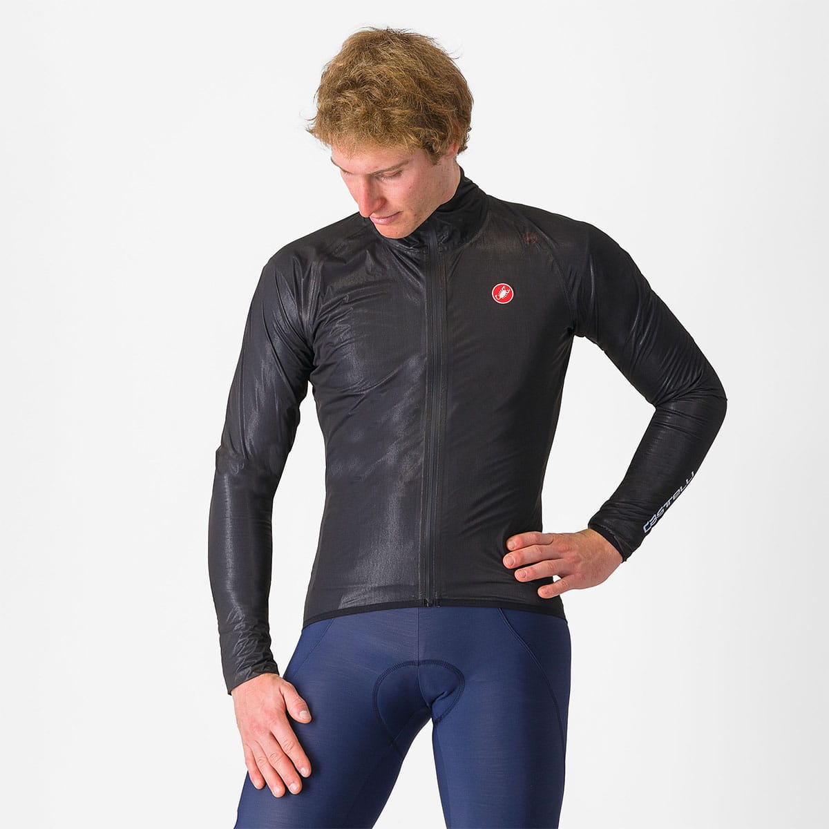 CASTELLI SQUALL Giacca SHELL Nero/Grigio