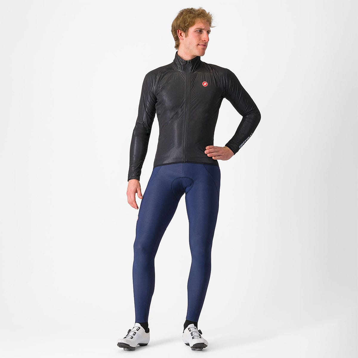 CASTELLI SQUALL Giacca SHELL Nero/Grigio