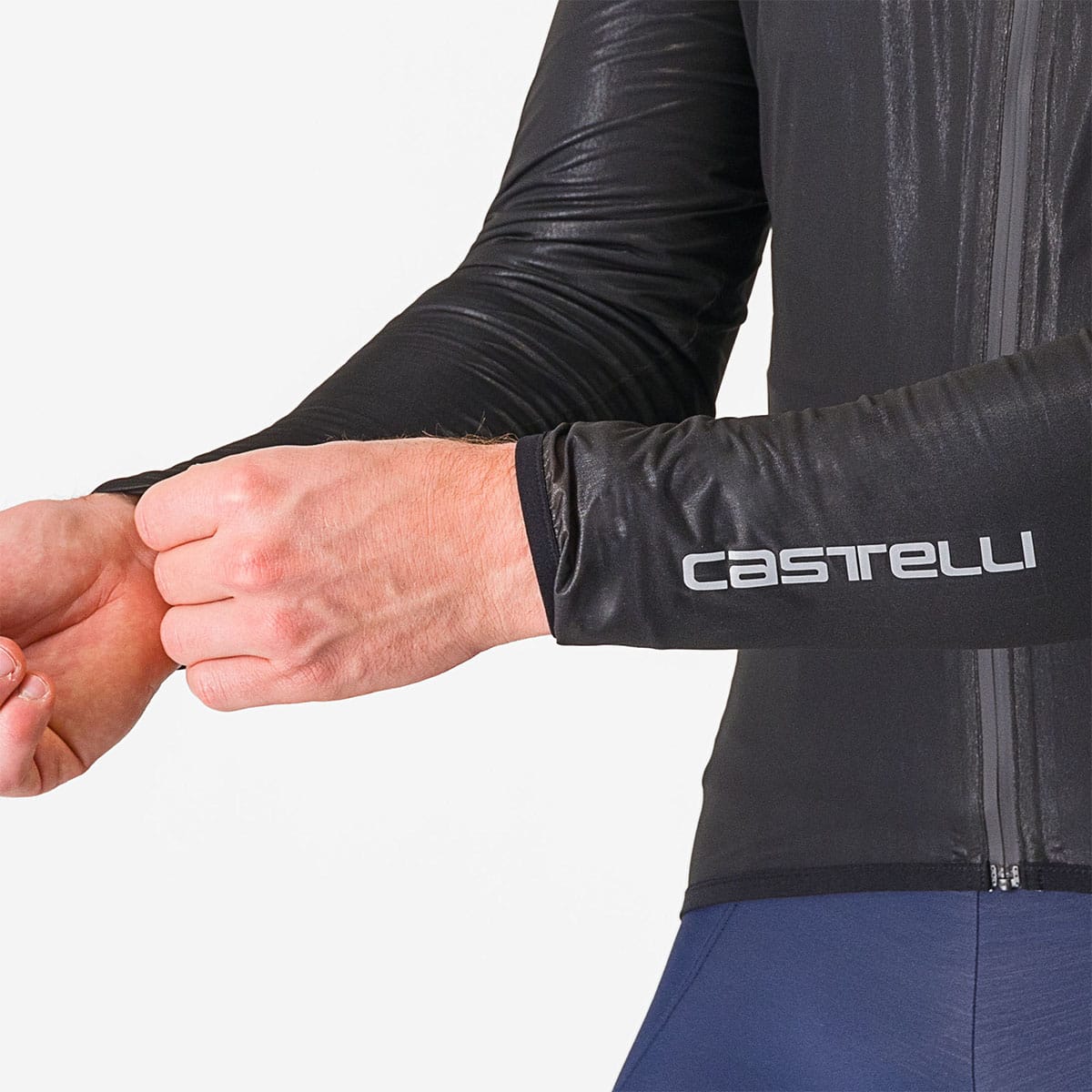 CASTELLI SQUALL Giacca SHELL Nero/Grigio