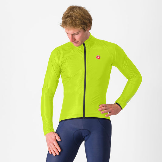 CASTELLI SQUALL SHELL Giacca giallo/nero