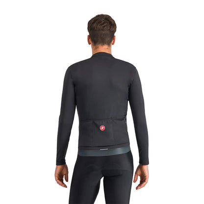 Maglia CASTELLI ESPRESSO THERMAL Maniche Lunghe Nero