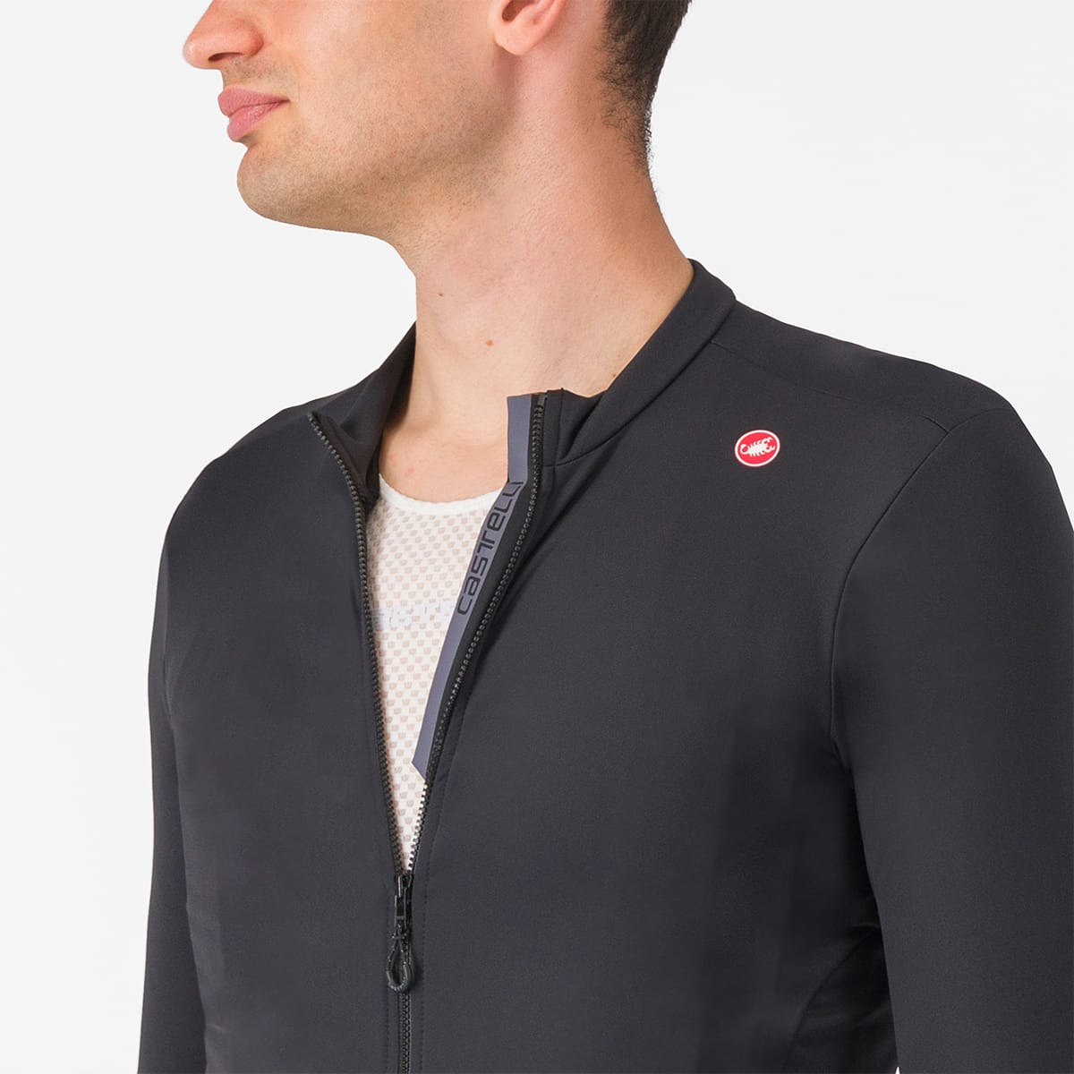 CASTELLI ESPRESSO THERMAL Maglia a maniche lunghe nera