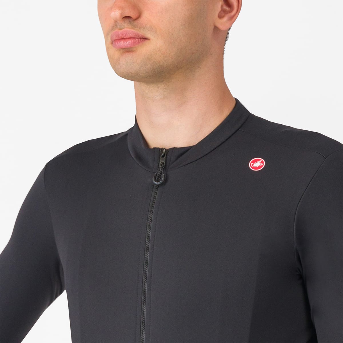 CASTELLI ESPRESSO THERMAL Maglia a maniche lunghe nera