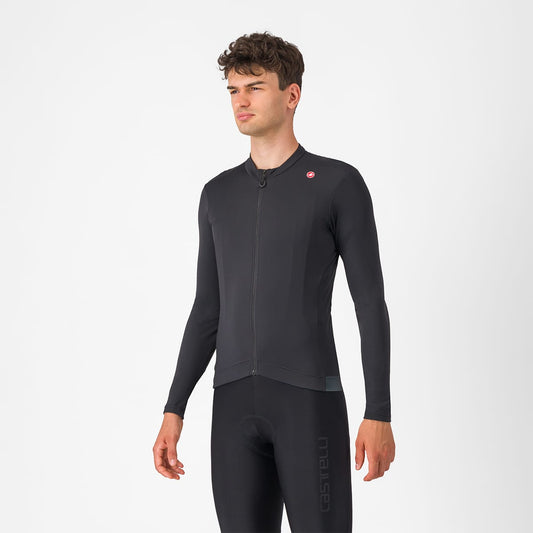 CASTELLI ESPRESSO THERMAL Maglia a maniche lunghe nera