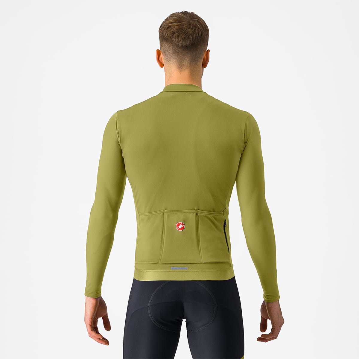 CASTELLI ESPRESSO THERMAL Maglia a maniche lunghe verde