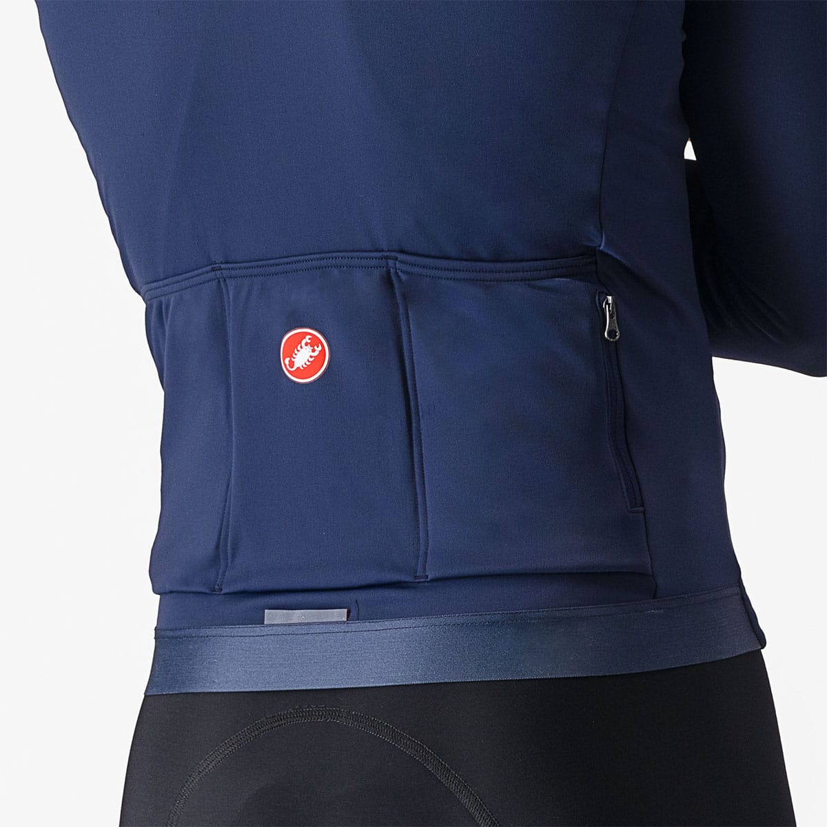 CASTELLI ESPRESSO THERMAL Maglia a maniche lunghe blu