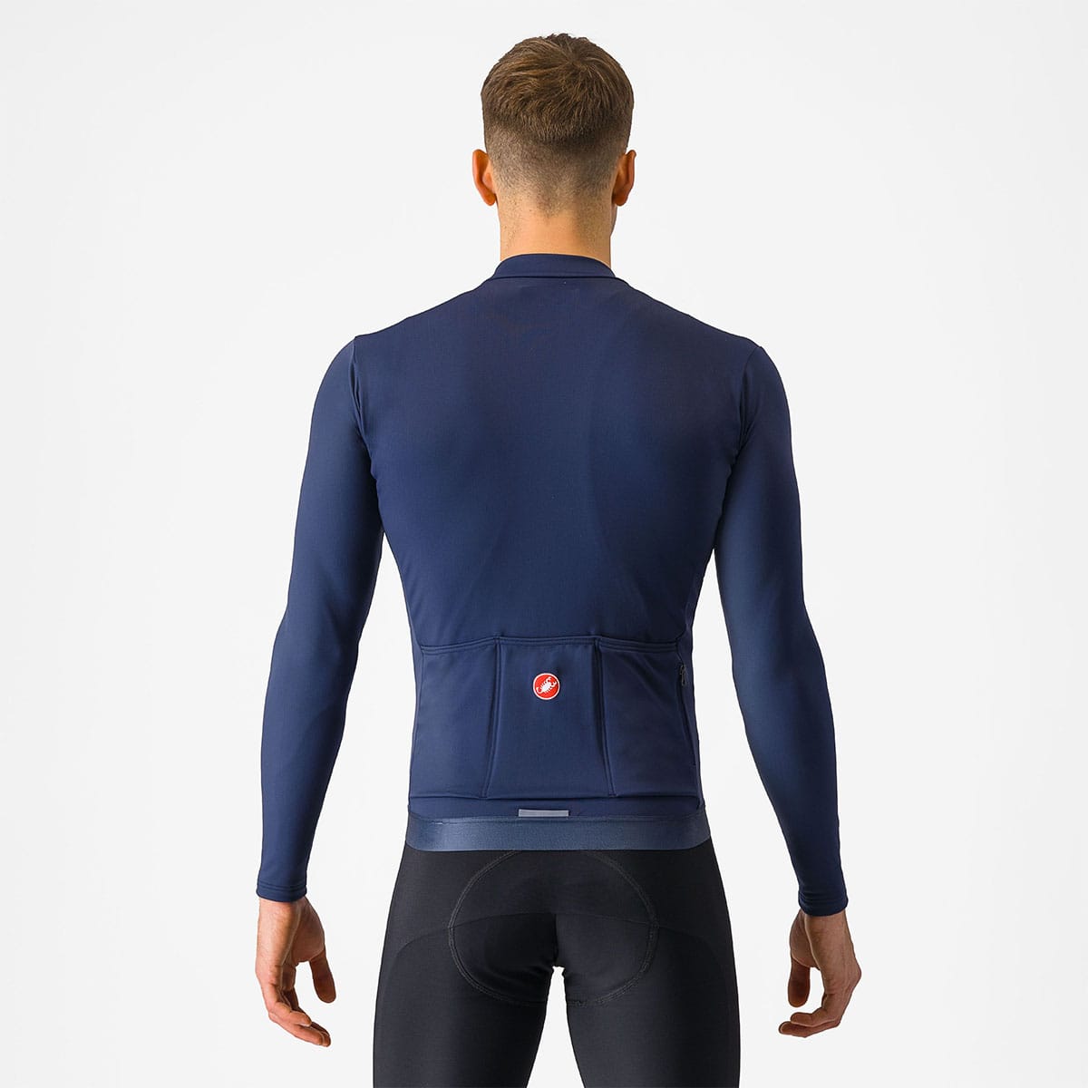 CASTELLI ESPRESSO THERMAL Maglia a maniche lunghe blu