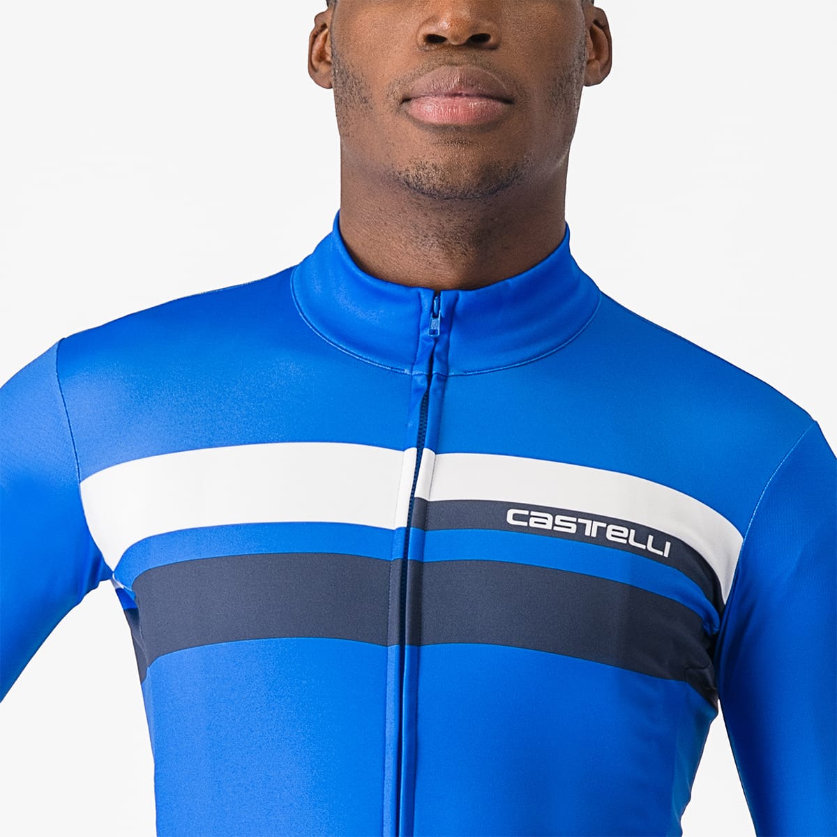 CASTELLI LINEARE Maglia a maniche lunghe blu