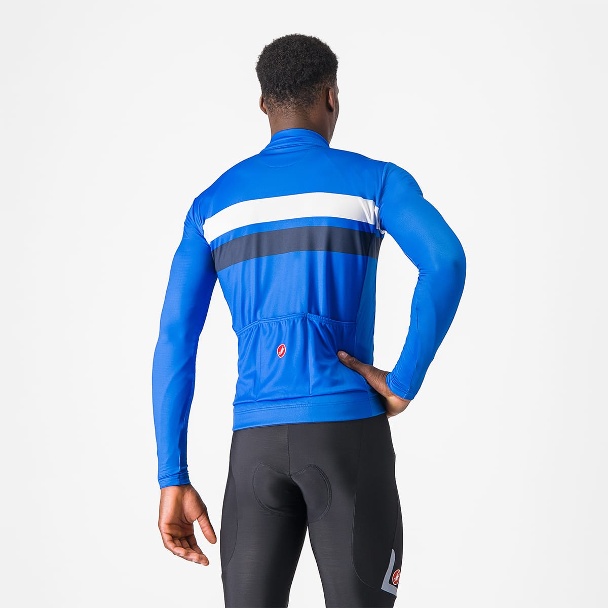 CASTELLI LINEARE Maglia a maniche lunghe blu