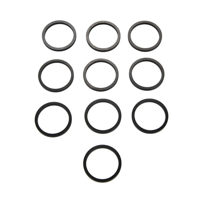 Kit 10 distanziali serie sterzo DEDA 1 1/8" alluminio altezza 3mm