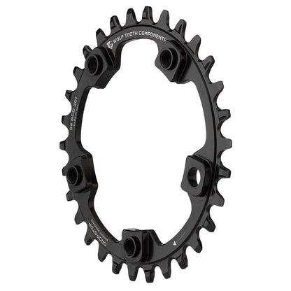 Piatto WOLF TOOTH 94 BCD 9/10/11/12V 5 Fori 94mm Nero