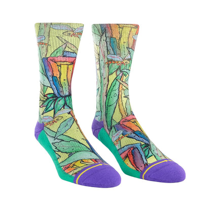 Calzini MERGE4 BAD OTIS LINK RAINBOW FLOWER