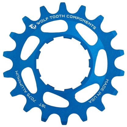 Pignone Single Speed WOLF TOOTH Alu Blu
