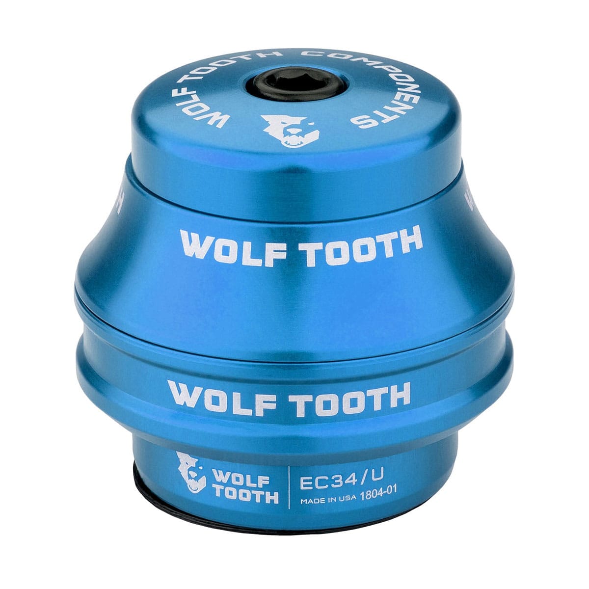 Coppa alta per cuffia esterna WOLF TOOTH PREMIUM 1"1/8 EC34 Stack 16 mm Blu