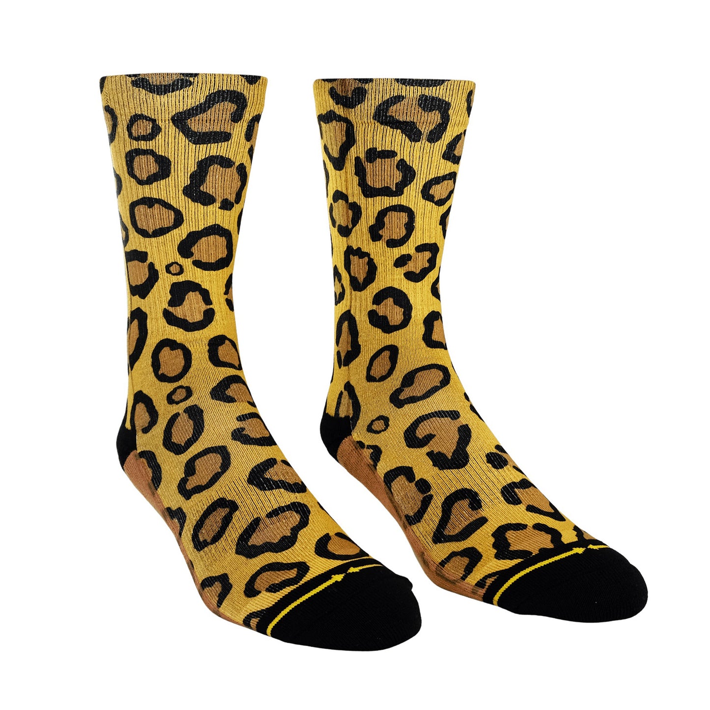 MERGE4 Calzini con stampa leopardo e gatto della giungla