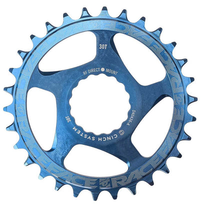 Piatto Singolo RACE FACE NARROW WIDE 9/10/11/12V Cinch Direct Mount Blu