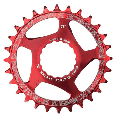 Piatto Mono RACE FACE NARROW WIDE 9/10/11/12V Cinch Direct Mount Rosso
