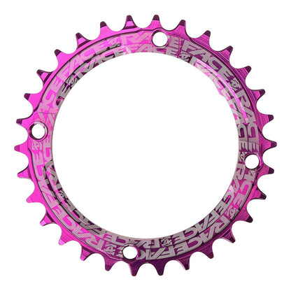 Guarnitura Mono RACE FACE NARROW WIDE 9/10/11/12V 4 Fori 104 mm Viola