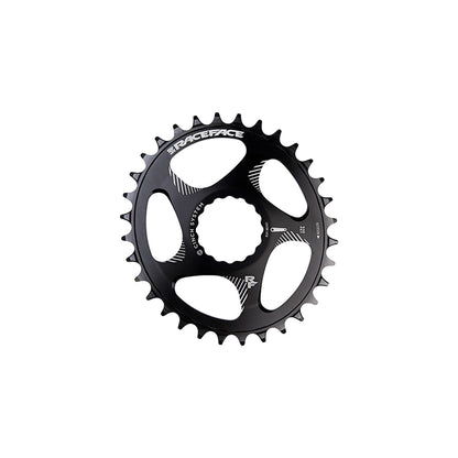 Piatto RACE FACE OVAL NARROW WIDE 10/11/12V Cinch DirectMount Nero