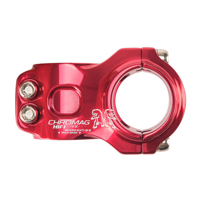 Attacco manubrio CHROMAG HIFI V2 0° Rosso