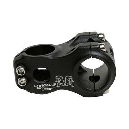 Attacco manubrio CHROMAG HIFI V2 0° nero — vista principale su sfondo bianco