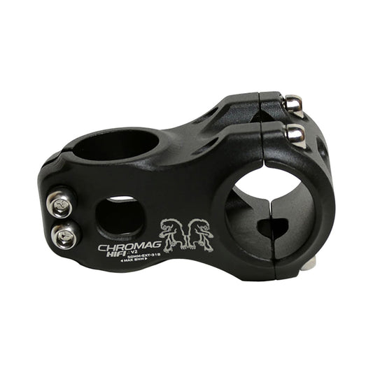 Attacco manubrio CHROMAG HIFI V2 0° nero — vista principale su sfondo bianco