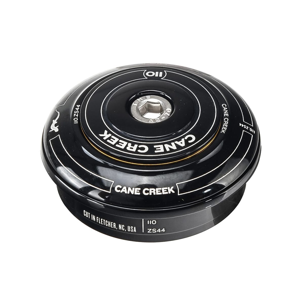 Coppa Alta per Serie Sterzo Semi-Integrata CANE CREEK 110 1"1/8 ZS44 Nero