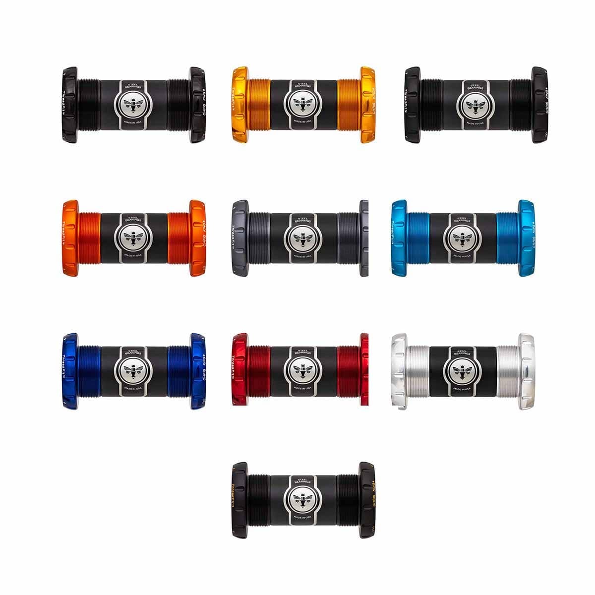 CHRIS KING Guarnitura ThreadFit 30 68/73 mm Sram DUB Ceramic Red