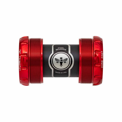 Movimento Centrale CHRIS KING ThreadFit T47 30x 68/73 mm Rosso