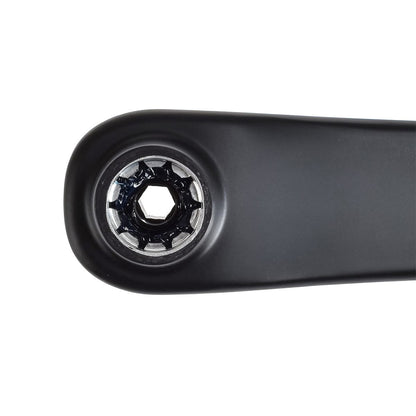 Pedivelle in Carbonio per MTB Elettrica PRAXIS Motore Yamaha/Bosch Nero