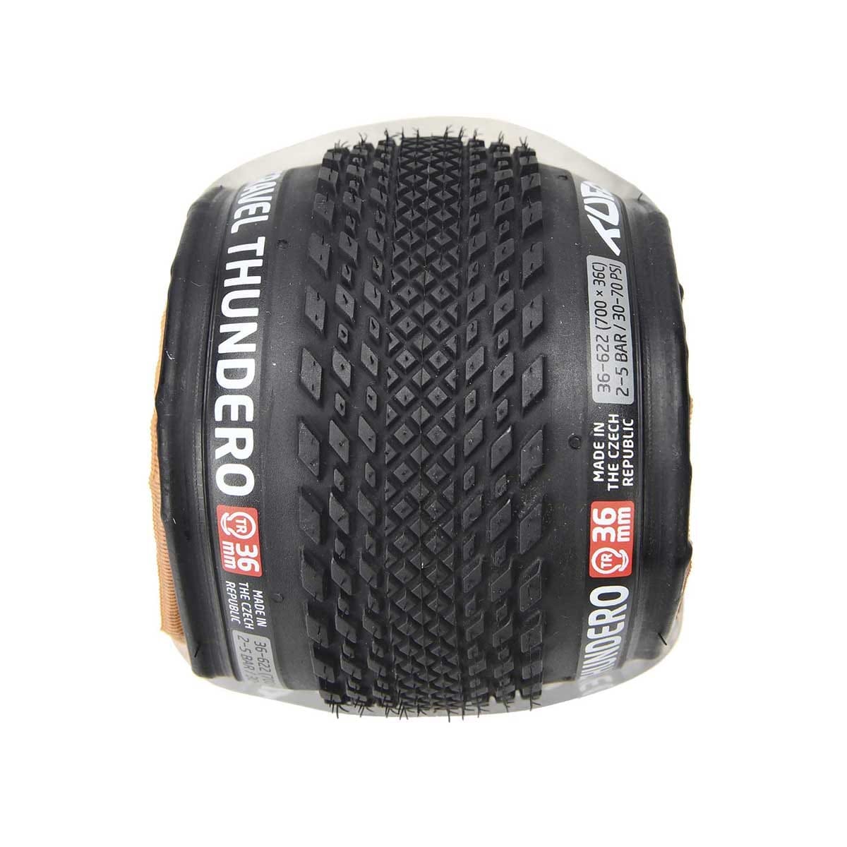 Pneu TUFO GRAVEL THUNDERO 700x36c Tubeless Ready Noir