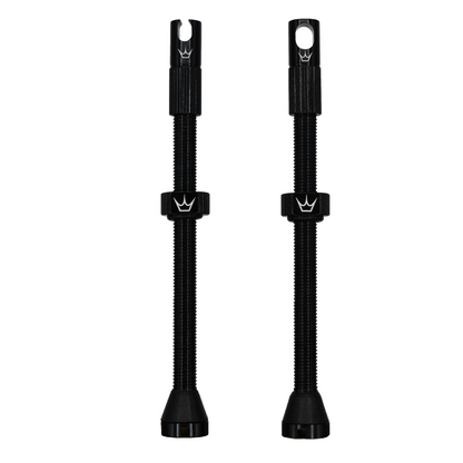 Valvole Tubeless PEATY'S x Chris King MK2 Presta 80 mm (x2) Nero