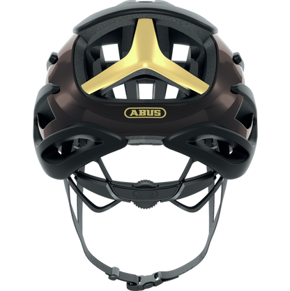 Casco da strada ABUS AIRBREAKER Nero/Oro