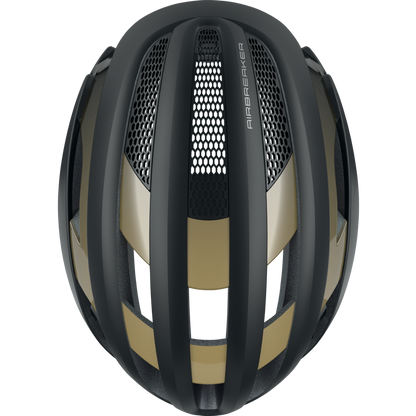 Casco da strada ABUS AIRBREAKER Nero/Oro