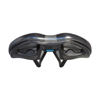 Sella PRO TURNIX GEL 142mm Binari Inox Nera