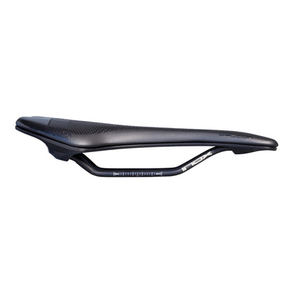 Sella PRO FALCON GEL 142mm Rotaie Inox Nero