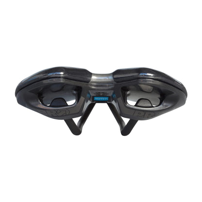 Sella PRO FALCON GEL 142mm Rotaie Inox Nera