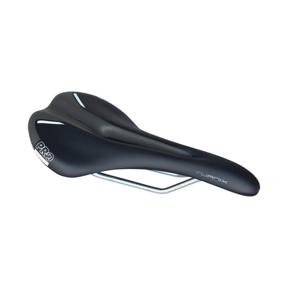 Sella PRO TURNIX 142mm Rotaie Crmo Nera
