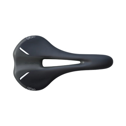 Sella PRO TURNIX 142mm Rotaie Crmo Nera