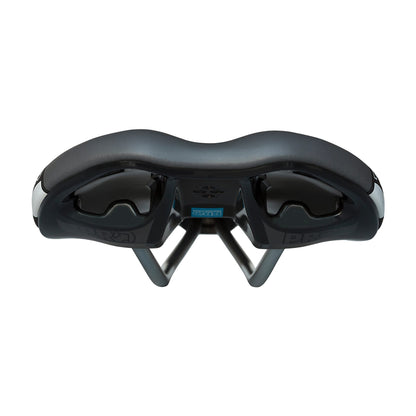 Sella PRO TURNIX 142mm Rotaie Crmo Nera