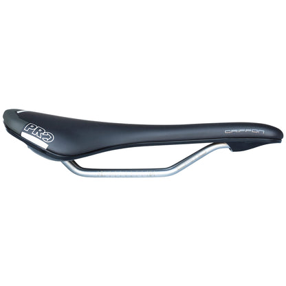 Sella PRO GRIFFON 152mm Rotaie Crmo Nera