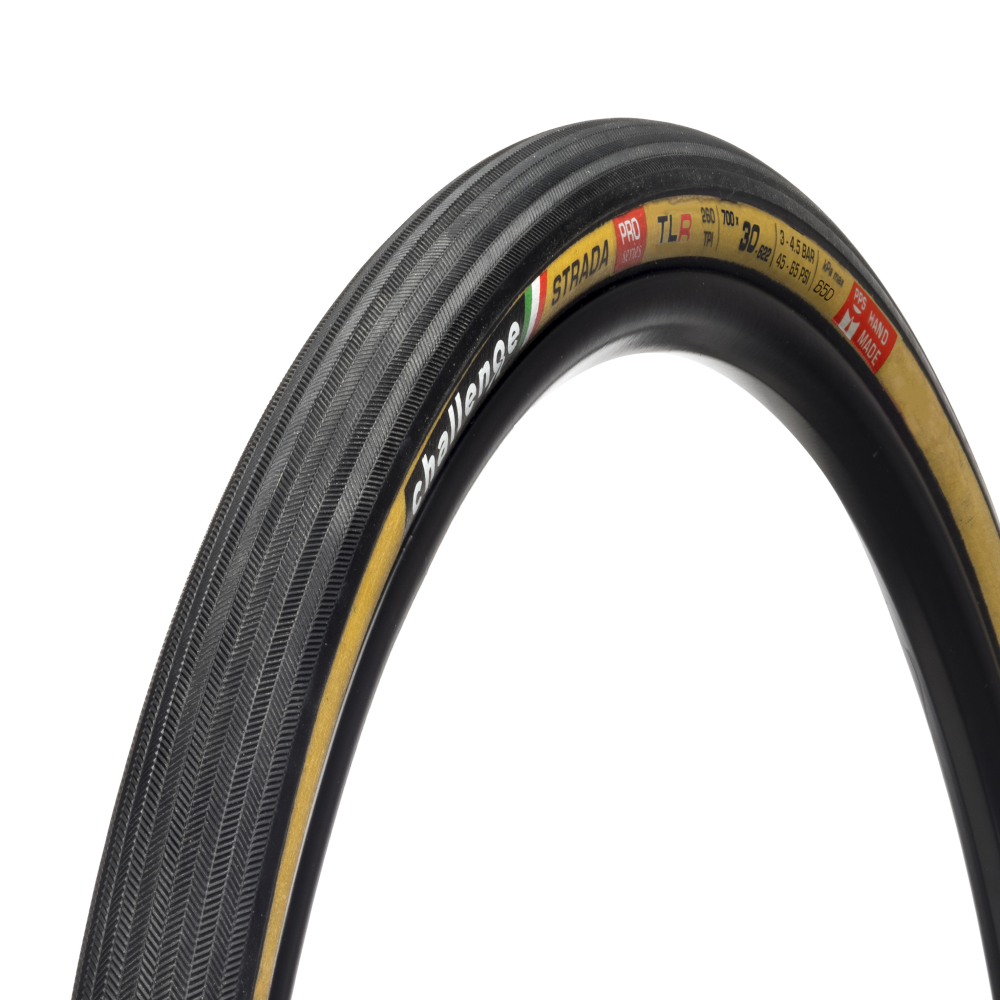 Copertone CHALLENGE OPEN STRADA 700x30c Tubeless Ready Beige